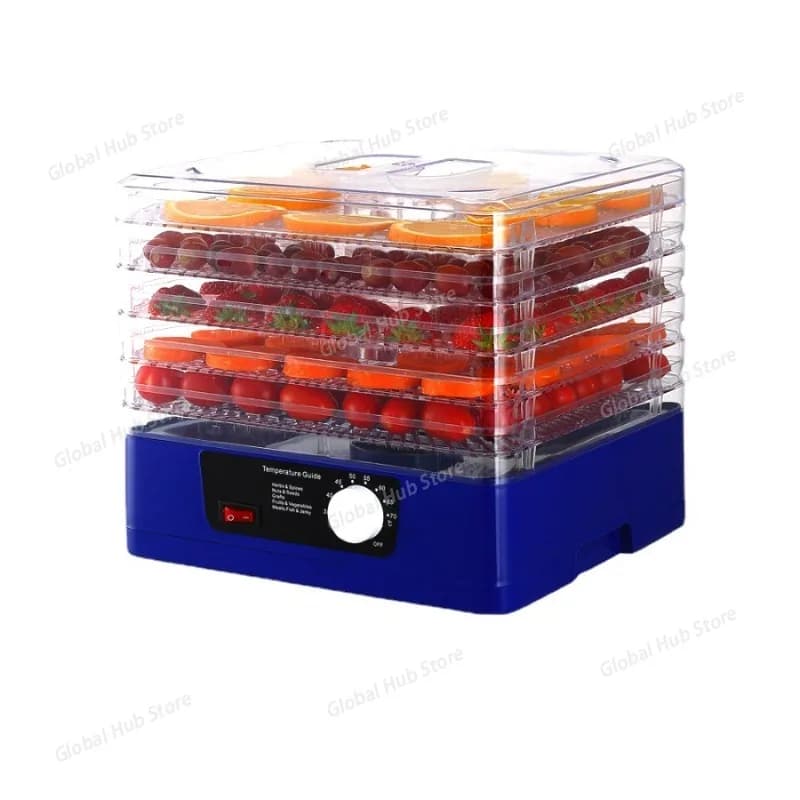 Essiccatore per alimenti Frutta e verdura Frutta secca Disidratatore per alimenti per animali domestici trasparente Frigorifero Essiccatore d'aria