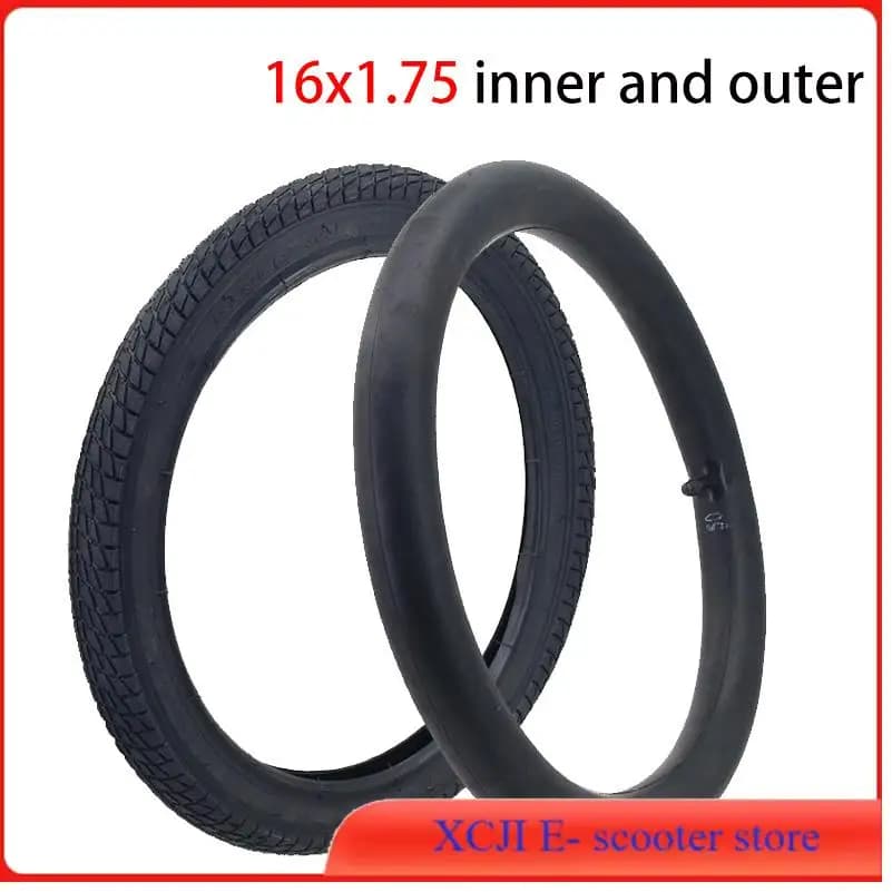 PER Pneumatico per ruote pneumatici per veicoli elettrici 16X1.75 (47-305) pneumatici interni ed esterni Per bicicletta elettrica