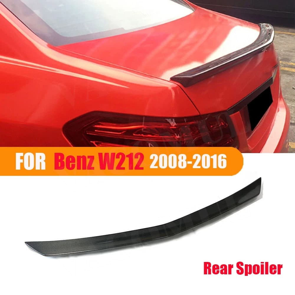 Spoiler posteriore in fibra di carbonio VACOMUL per Mercedes Benz Classe E W212 E260 E300 2010-2016, decorazione esterna per bagagliaio auto