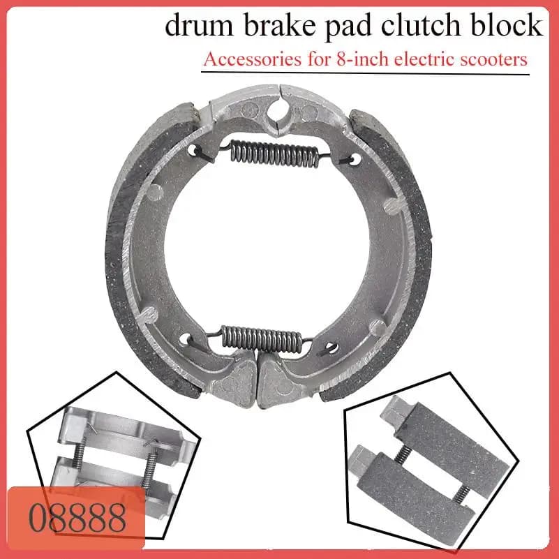 Electric Scooter Drum Brake Motor Brake Pad for Ninebot Max G30/G30D/MAX+/MAX Pro/S90L Wheel Brake Drum