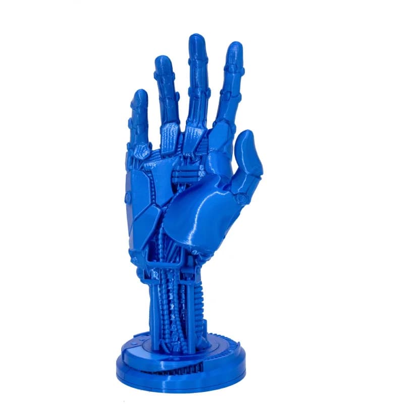 Blue Silk PLA 3D Printer Filament, 1KG Spool