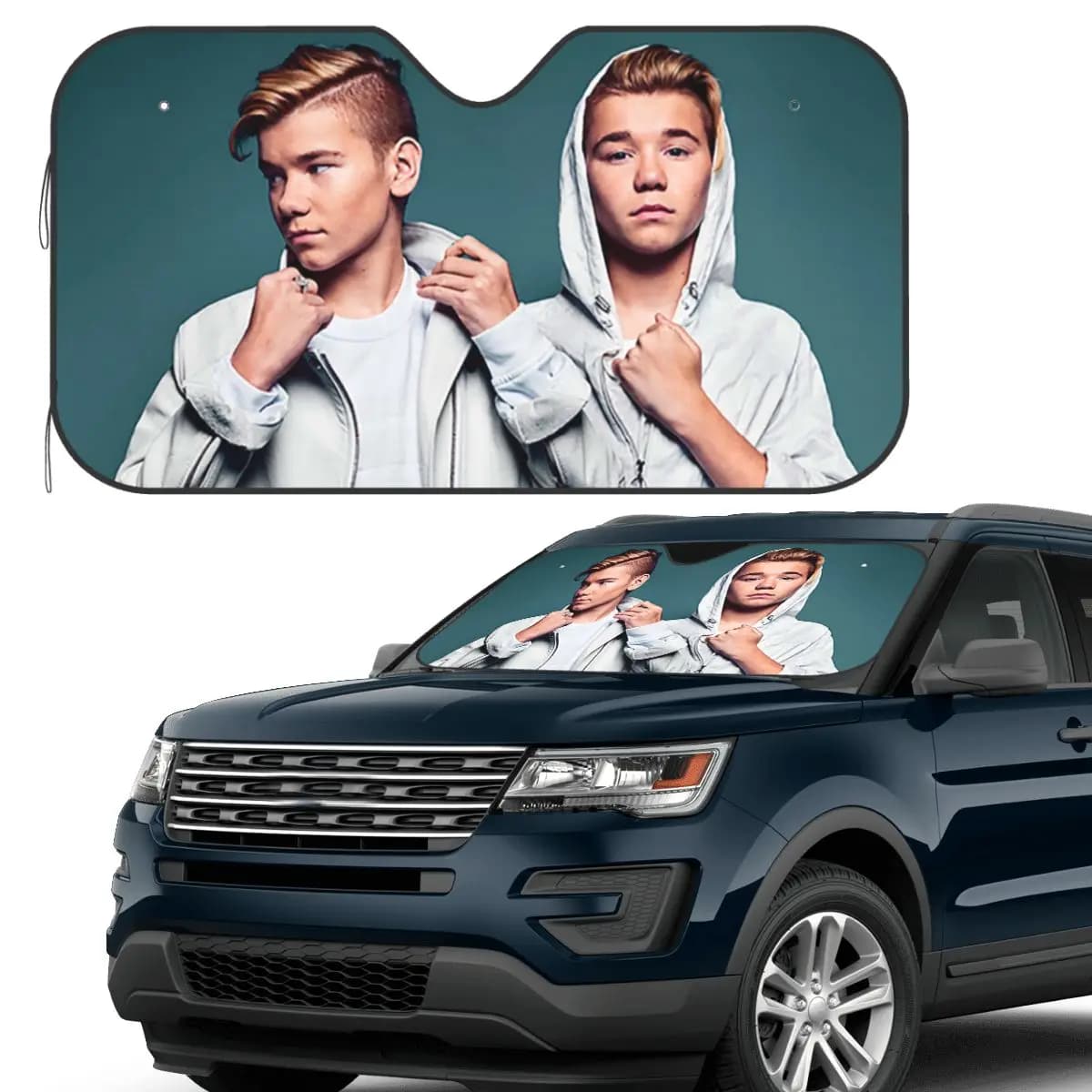 Marcus e Martinus Svezia Norvegia Eurovision Parasole Parabrezza Auto Parabrezza Anteriore Finestra Parasole Accessori Coperture