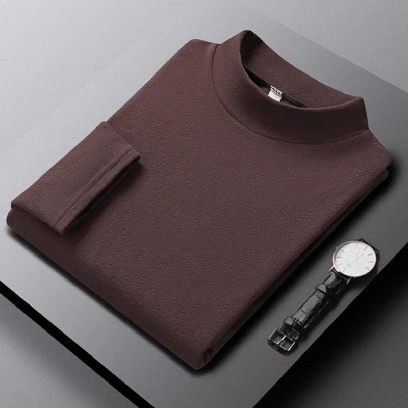 T Shirt For Men Cotton Long Sleeve T-shirts Solid Color Men's Clothing Full Length Sleeve For Spring And Autumn Undershirts