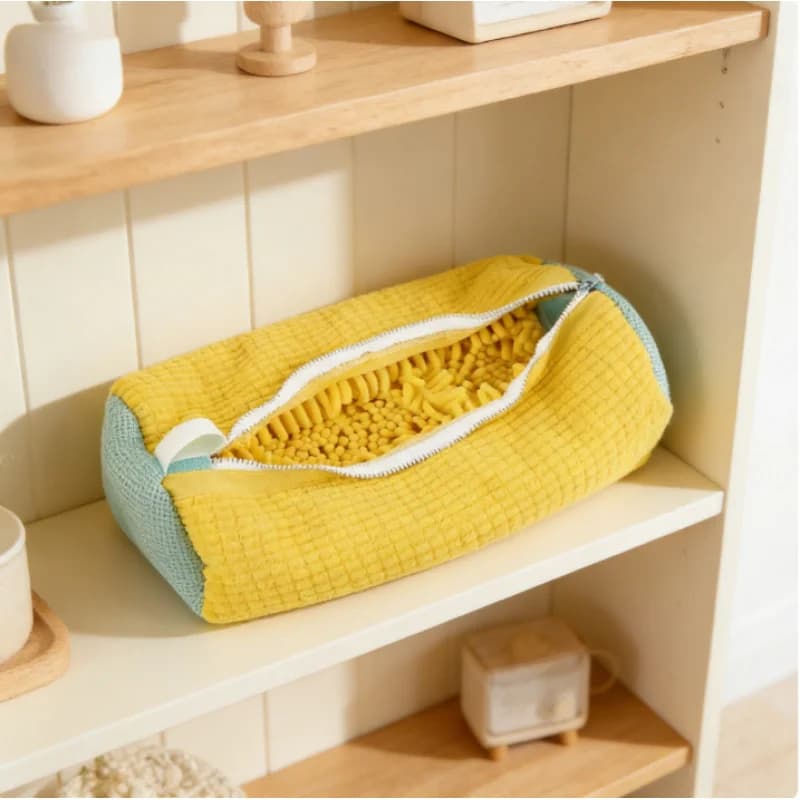 Set of 4 Bags for Washing Soft Fiber Shoes, Cotton Bucato Bag, Easily Remove Dirty, Anti-Deformation, Shoes Washing Organizer and Dresses