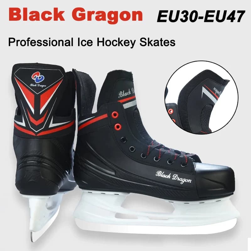HEILONG Ice Skating Shoes EU30-EU47 Professional Ice Hockey Skates Shoes Thicken Comfortable Ice Skates for Adults Men Kids