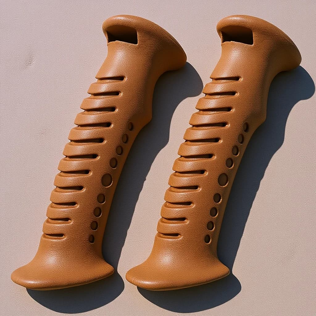 2 Pezzi Impugnature Ergonomiche in Sughero per Bastoncini da Trekking, Bastoni da Escursionismo, Bastoncini da Sci, Antiscivolo e Stabili, Ricambio per Bastoni da Passeggio Outdoor