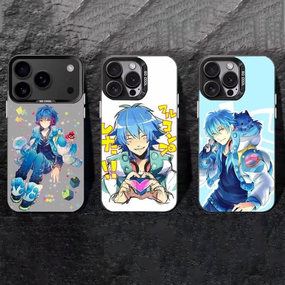 Aoba Seragaki D-DRAMAtical Phone Case For iPhone 17,16,15,14,13,12,11 Plus,Pro Max,XS,Colored silver phone case