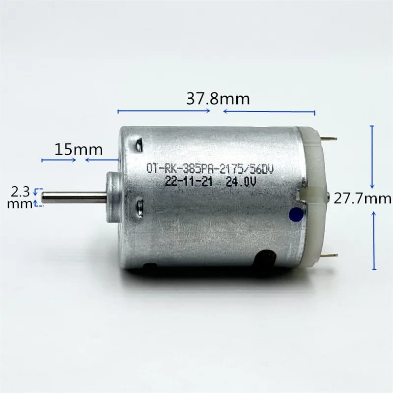 RK-385PA-2175 Mini Motore DC 6V 12V 24V 20800RPM Spazzola di Carbonio Ad Alta Velocità Micro 385 28 MILLIMETRI Motore FAI DA TE Asciugacapelli Pistola Calda trapano strumento