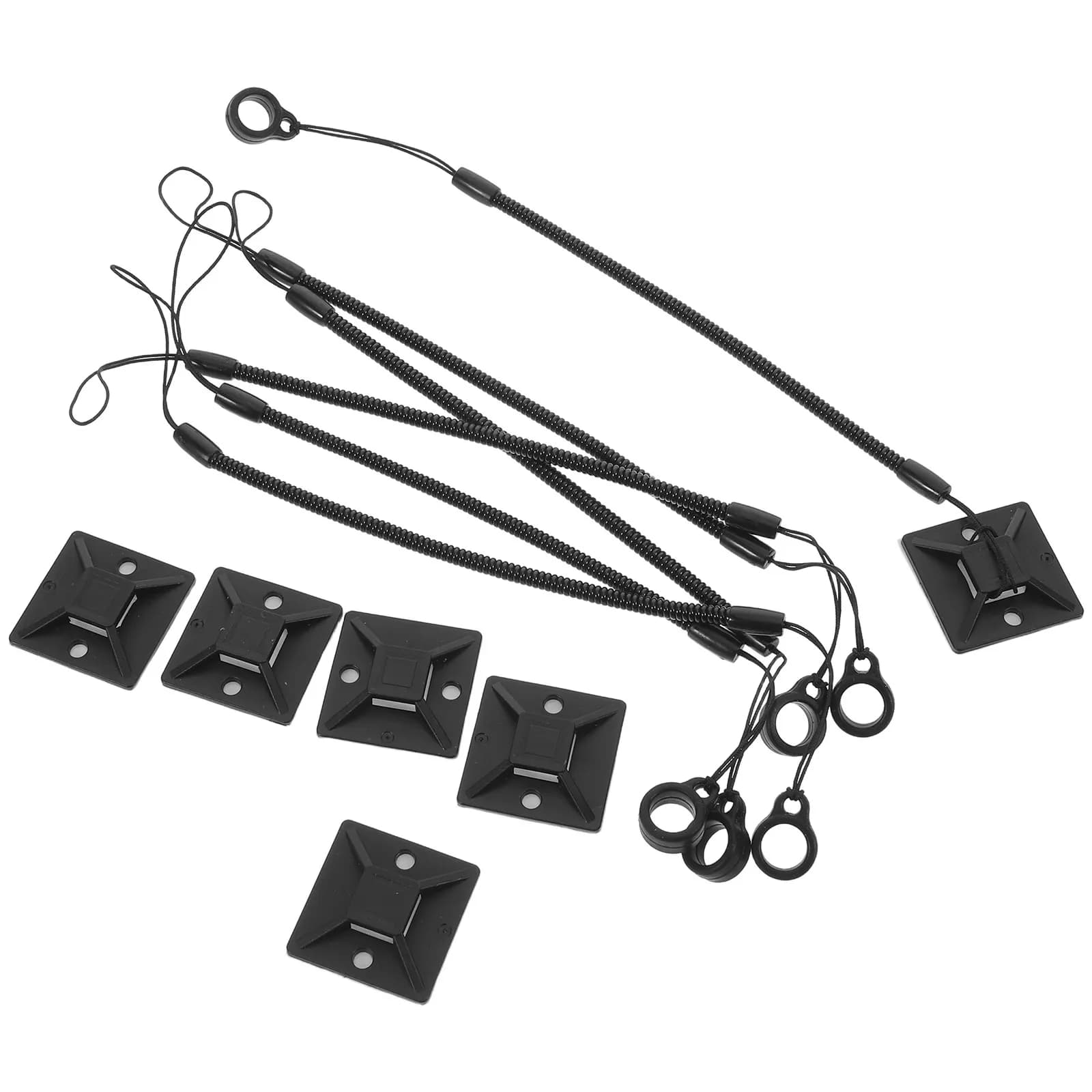8 Pezzi Cordino Elastico per Penna Stilo, Cordino a Spirale Retrattile Anti-Smarrimento per Tablet e Telefono, Cordino Elastico per Disegno