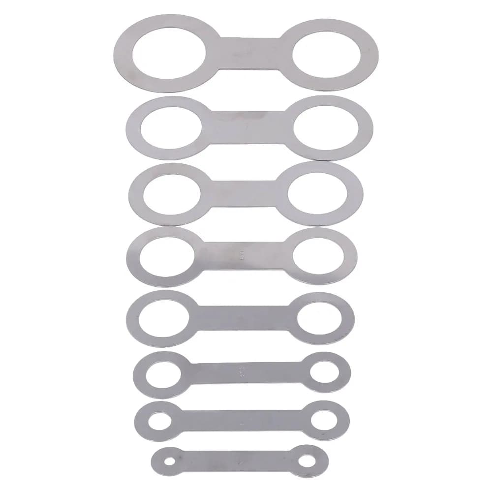 8pcs Metal Saxophone Pad Repair Kit​ ​Woodwind Instrument Pads​ ​Musical Instrument Repair Tool​ ​Saxophone Leveling Rings Pad​