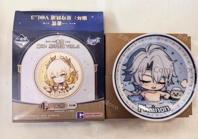 Honkai: Star Rail Castorice Cyrene Aglaea Phainon Anaxagoras Genuine Anime Cosplay Ceramic Saucer Cartoon Small Plate Dish Gift