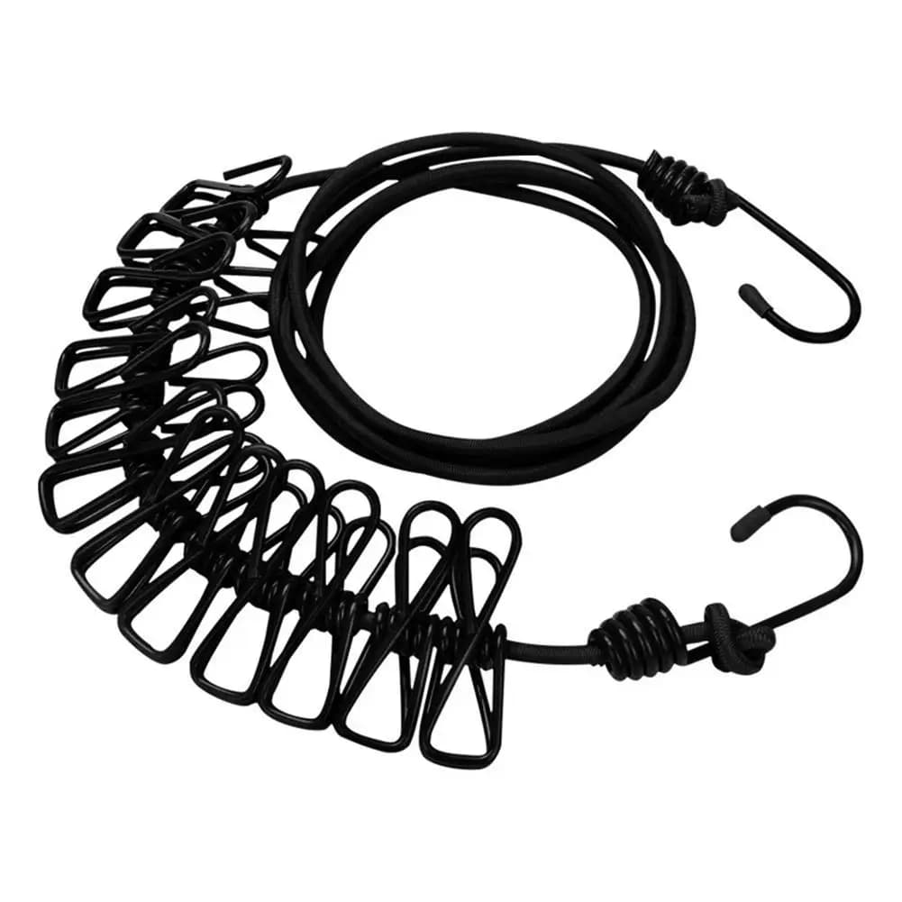 Stendibiancheria da viaggio elastico portatile da esterno elastico Stendibiancheria da esterno antivento Stendibiancheria retrattile