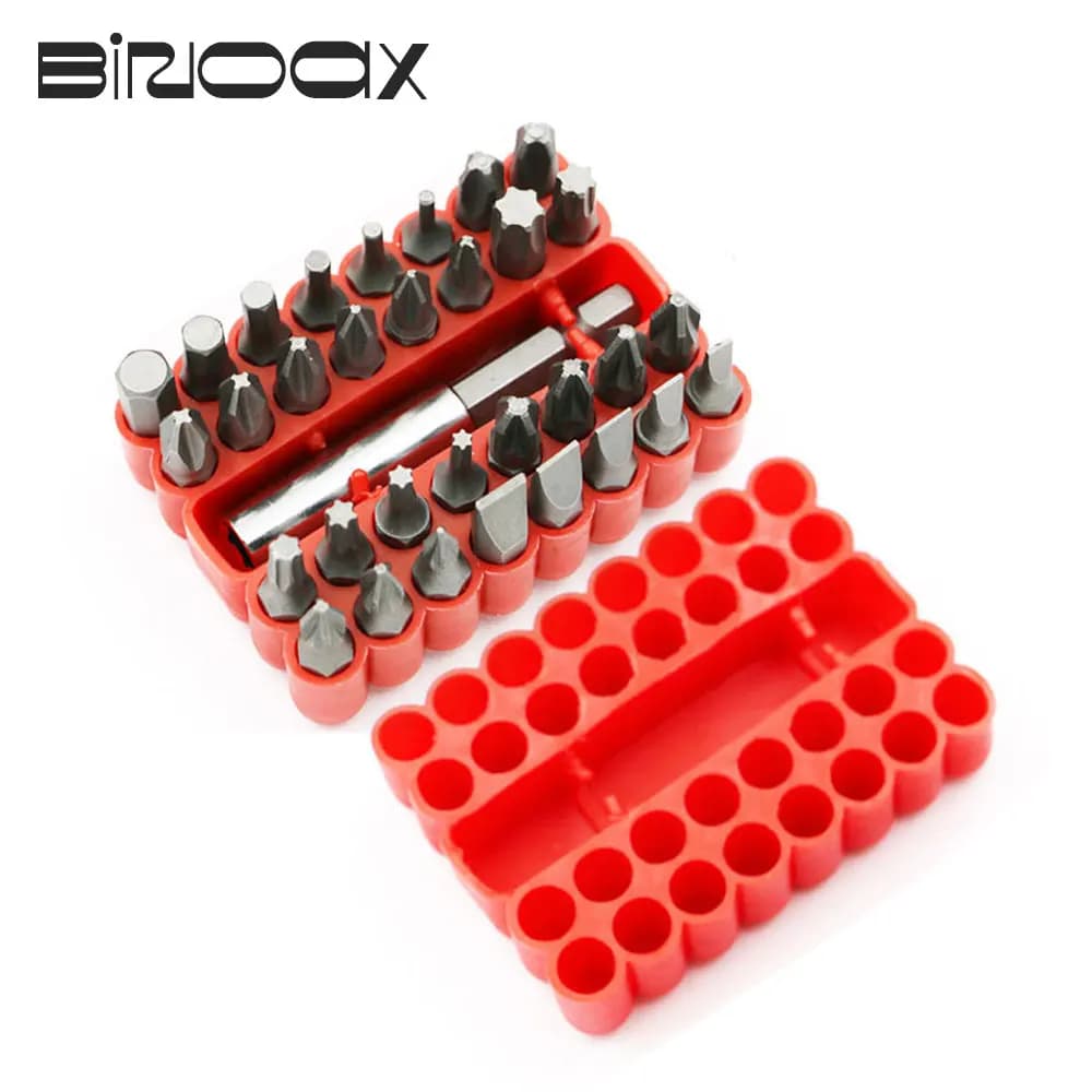 33 pezzi set di punte per cacciavite solido set di punte elettriche lisce ad alta durezza punte da trapano ricaricabili punte per cacciavite a forma speciale
