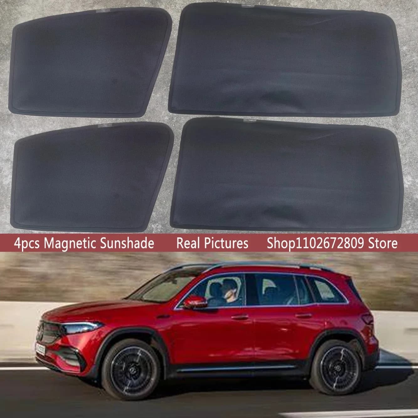 Parasole Magnetico per Auto, Tendina Parasole per Parabrezza, Accessori per Mercedes-Benz EQB X243 X 243 250 300 350 260
