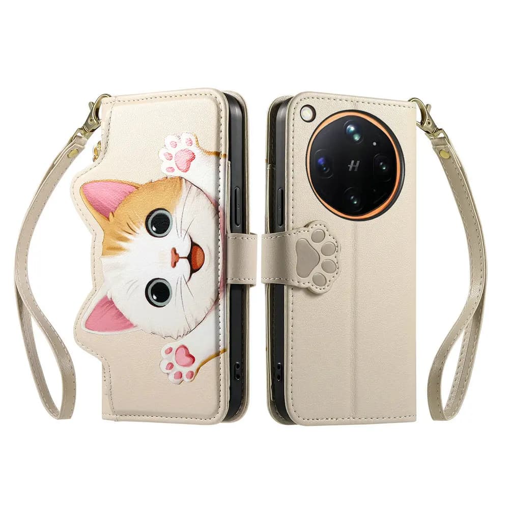 Crossbody Zipper Wallet Bag Funda for OPPO Find X9 Ultra 5G 2026 Flip Case Magnetic Card RFID Book Skin Find X 9 Ultra 9X Cover