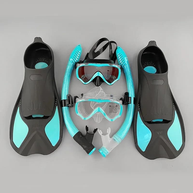 New Arrival Snorkeling tool set with underwater mask for children with fin bag