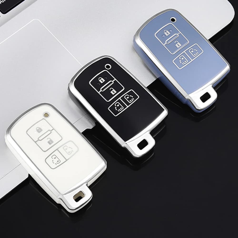 Custodie per chiavi auto in TPU per Toyota Alpard Vellfire HV Noah Voxy Esquire Sienta 4 pulsanti Smart Remote Fobs Cover protettiva