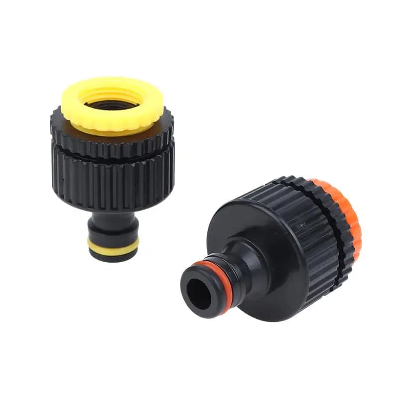Connettori Rapidi per Tubi da Giardino 1/2" 3/4" 1 Pollice, Raccordi in Plastica per Irrigazione