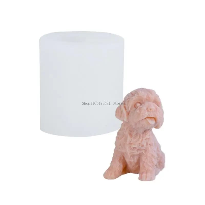 Dog Silicone Molds Easy Demolding Temperature Resistant Multipurpose Silicone Mould for Epoxy Resin Soap Making