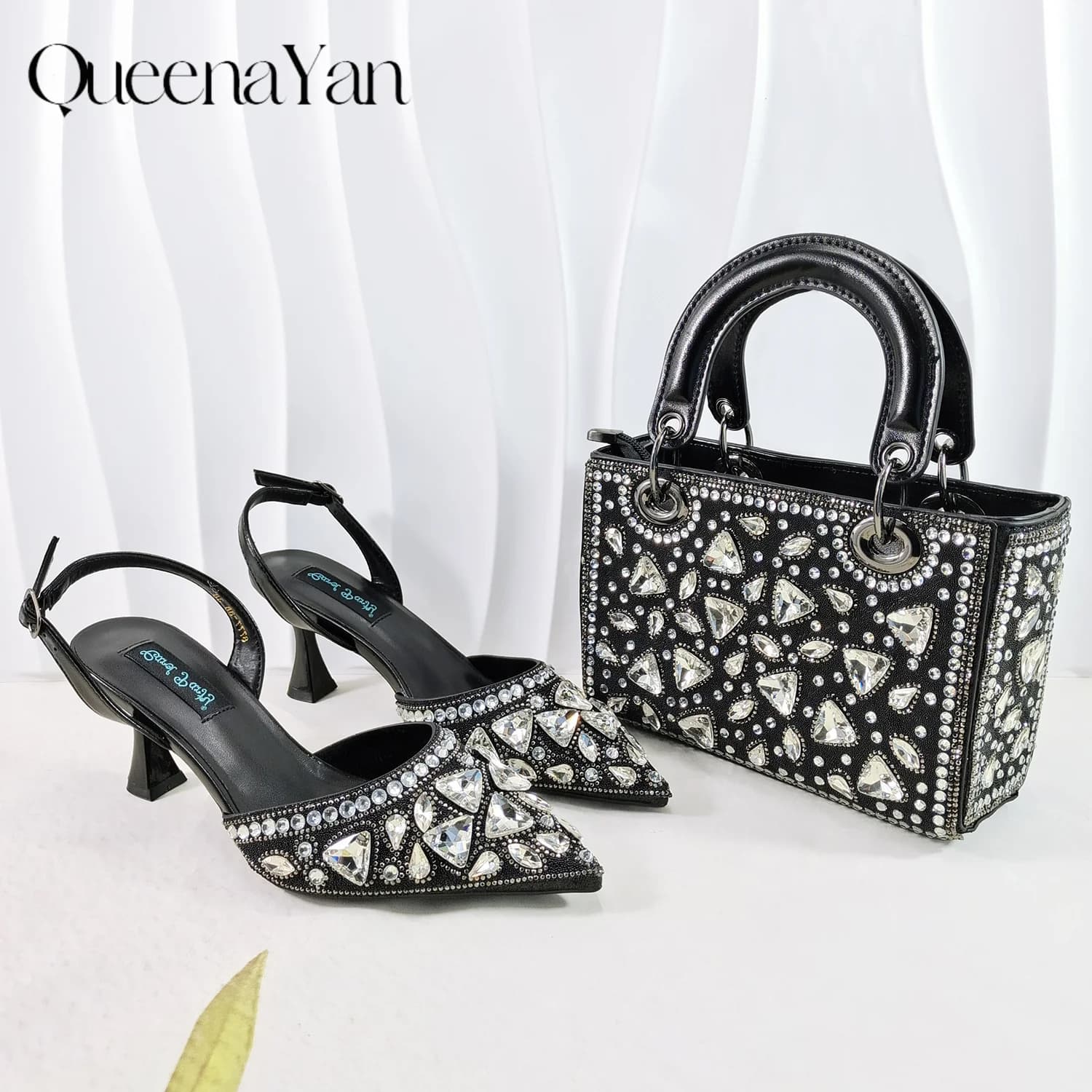 The Most Practical Evening Shoes and Bag Large Clutches and Mid-heeled Shoes From Banquets to Wedding or Workplace Women Shoes