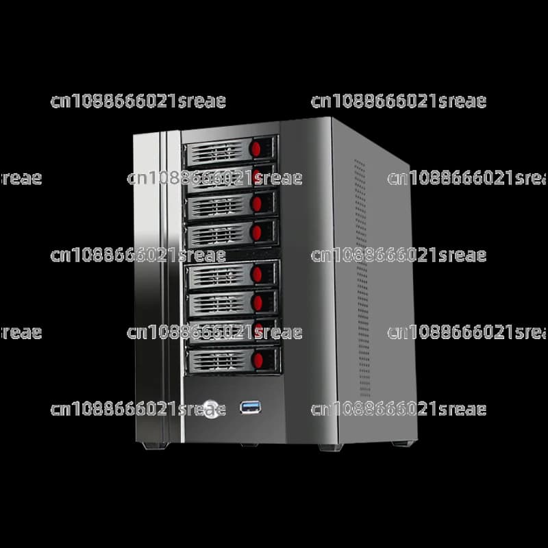 Chassis Nas, backplane SATA sostituibile a caldo da 8 alloggiamenti, cloud di archiviazione di rete domestica, server interstellare IPFS