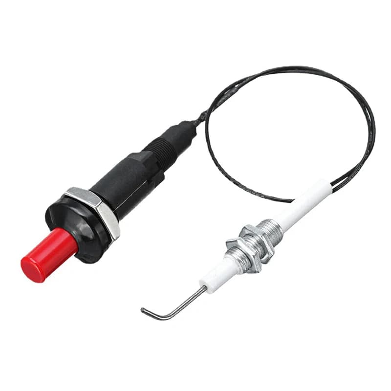 BBQ Camping Hiking Outdoor kitchen lighters Electrodomestic Button Piezoelectric lighter with cable Sparkling ignition kit Forno Stufa