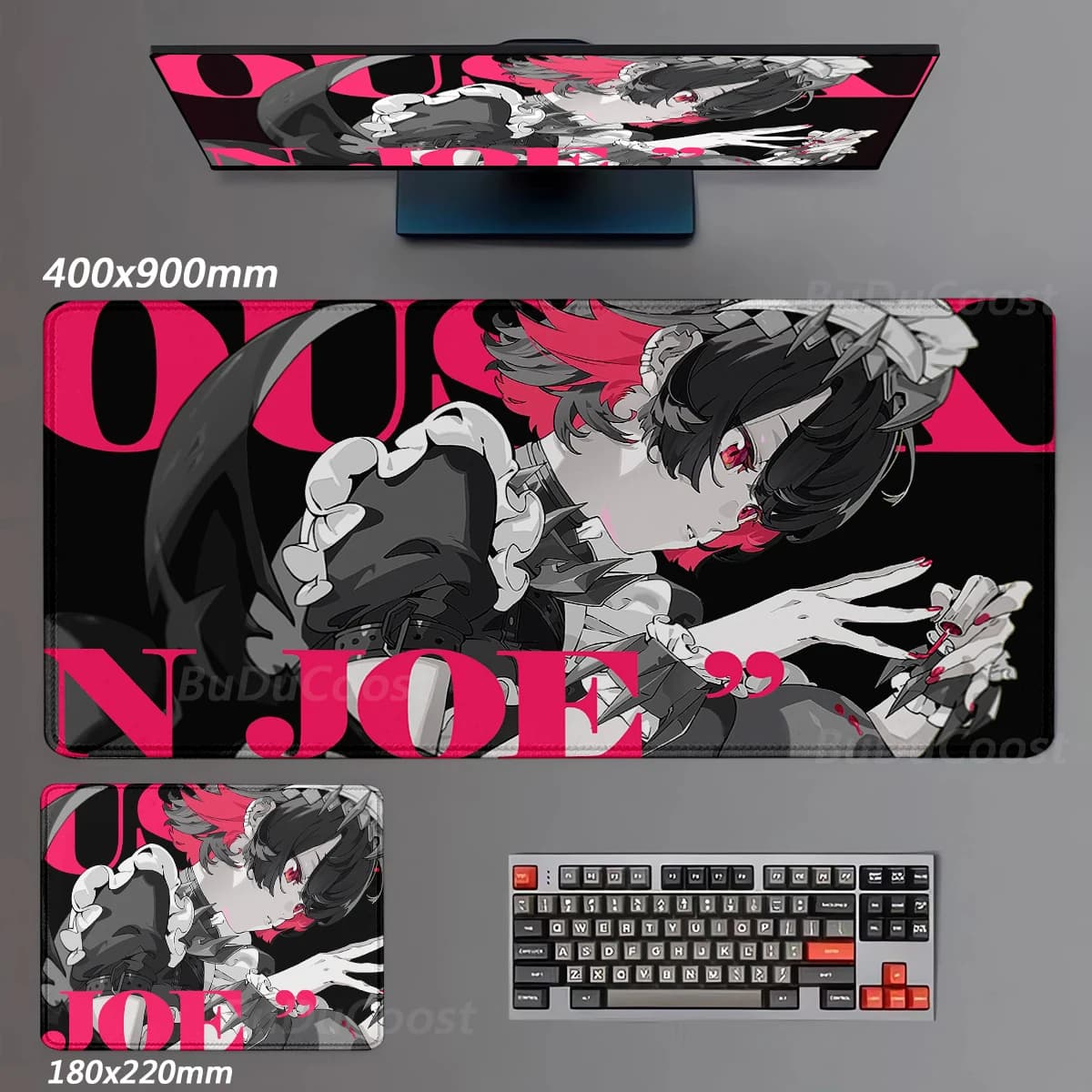 Zenless Zone Zero Ellen Joe Gioco Mouse pad Tappetino da scrivania per computer Tastiera Tappetino per mouse grande Cuscino per laptop Tappetino per mouse antiscivolo per decorazioni per la casa