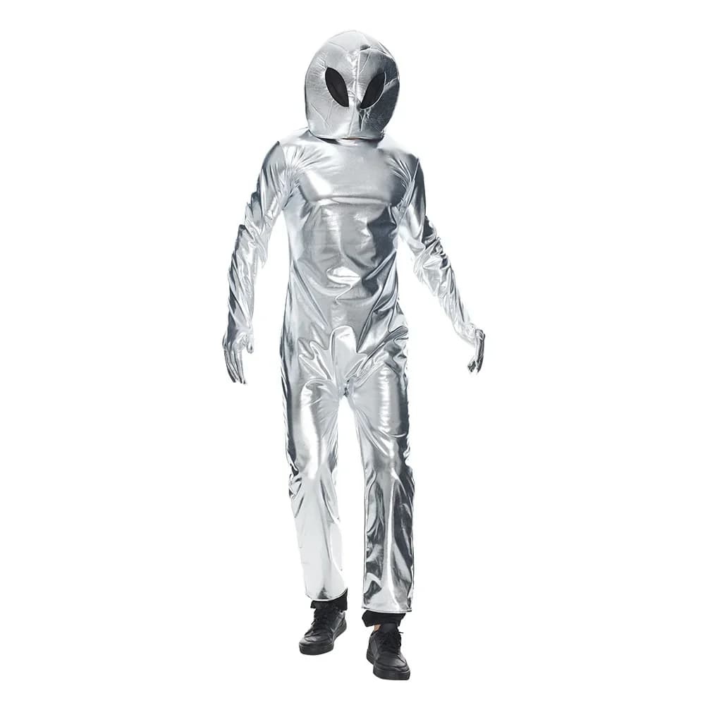 Nuovo costume da festa spaziale in roaming alieno di Halloween divertente costume da spettacolo cosplay per astronauta UFO