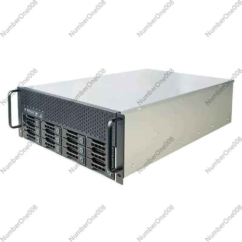 Chassis 4U a 12 Bay, Backplane da 6GB, Alimentatore ATX, Assemblaggio Server, Montaggio a Rack, Chassis NAS Hot-Swap