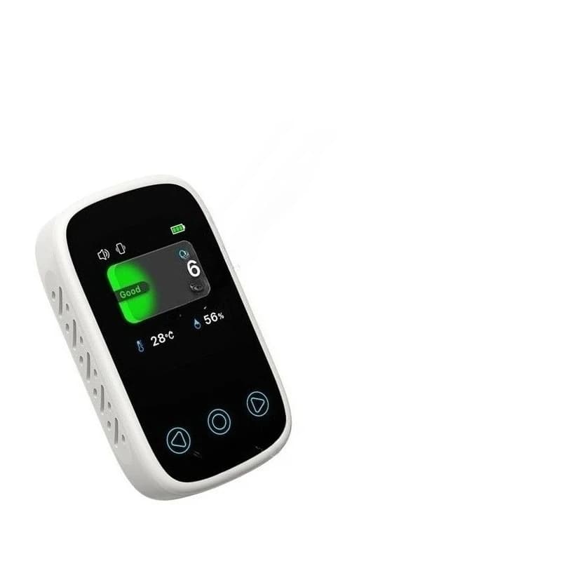 Mini Carbon Monoxide Detector Portable Air Quality Monitor with Touch Screen Temperature Humidity CO Tester