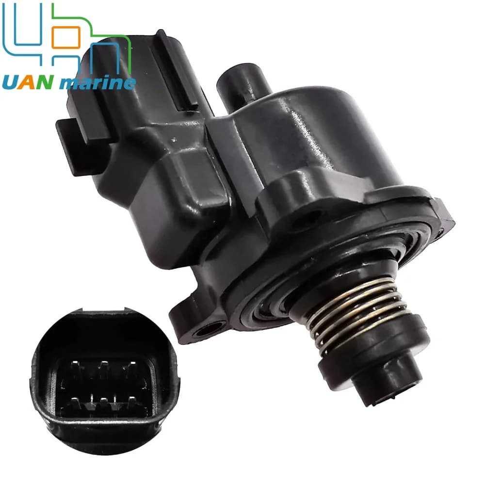 Valvola di controllo della velocità del minimo 68V-1312A (ISC) compatibile con fuoribordo Yamaha 115HP 4 tempi 2000-2011 68V-1312A-00-00 68V1312A0000