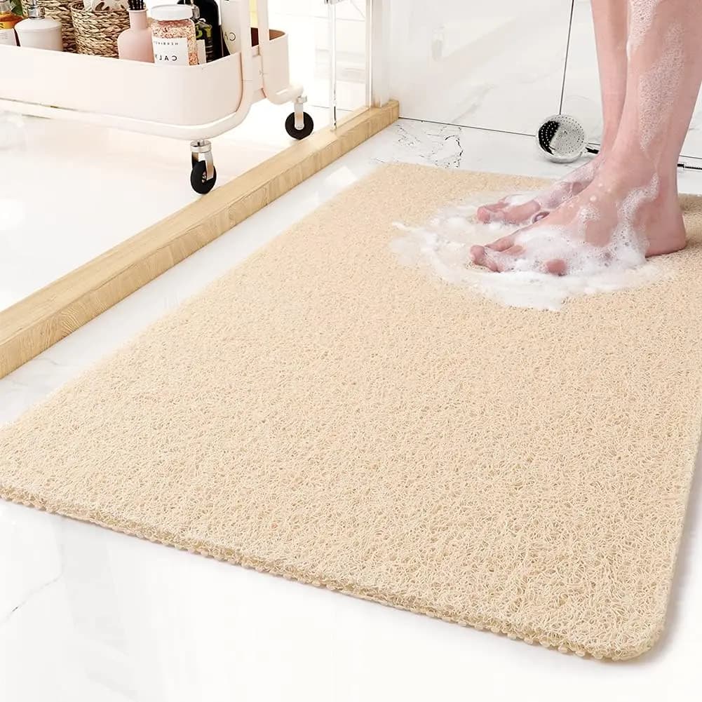 Tappetino Antiscivolo per Vasca da Bagno 17x30 Pollici, Tappetini Doccia in PVC a Rapida Asciugatura per Vasca e Aree Umide