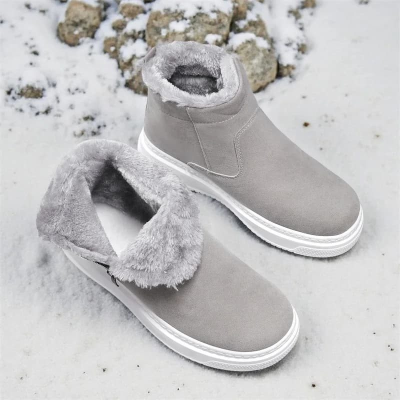Scarpe alte da uomo per la primavera e l'autunno, nuovi stivali da deserto antiscivolo e impermeabili, scarpe da trekking con cerniera per esterni