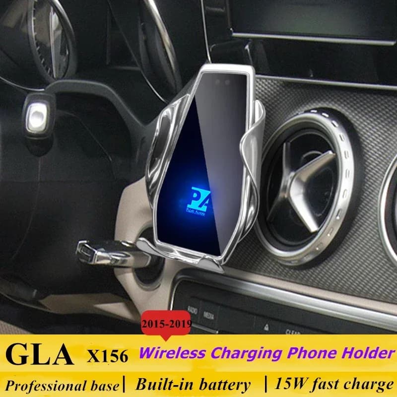 2015-2019 per Mercedes Benz GLA X156 supporto per telefono caricabatterie Wireless GLA200 GLA250 supporto per auto staffa di navigazione supporto GPS