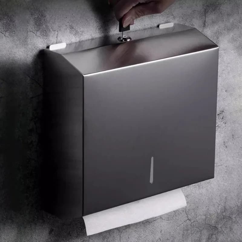 Portarotolo per Carta Igienica in Acciaio Inox, Montaggio a Parete, Impermeabile, Accessori per Bagno Domestico