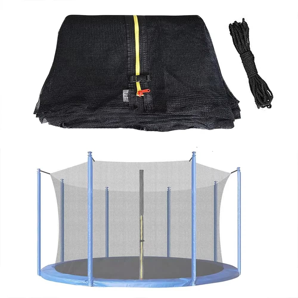 Misura 6/8/10 Piedi 6/8 Poli Trampolino Rete Protettiva Trampolino In Nylon per I Bambini Bambini Salto Pad Rete di Sicurezza Protezione guardia