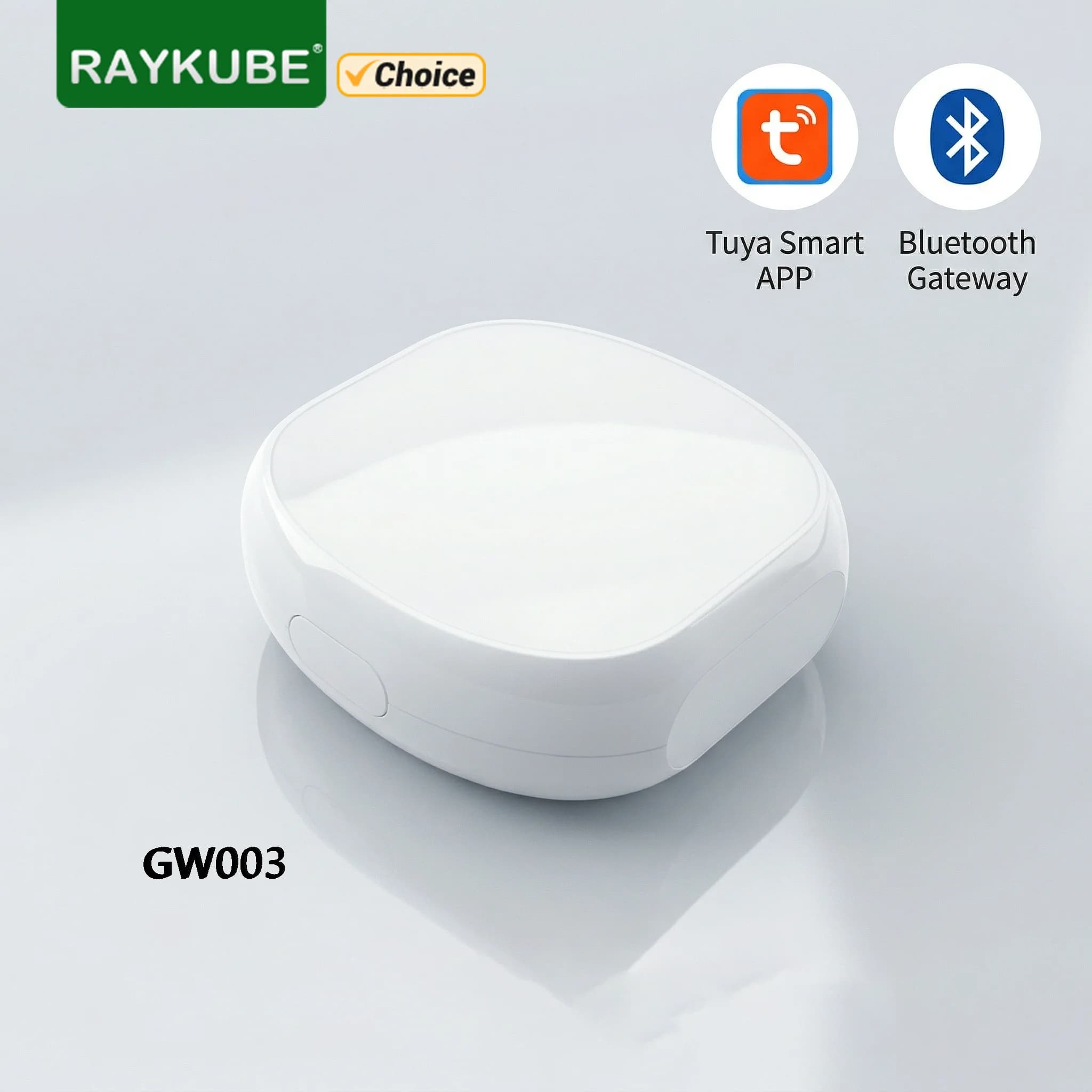 RAYKUBE GW003 Gateway Bluetooth Tuya, Hub WiFi per Serrature Intelligenti, Adattatore USB Wireless per Controllo Remoto, Bridge per Casa Intelligente