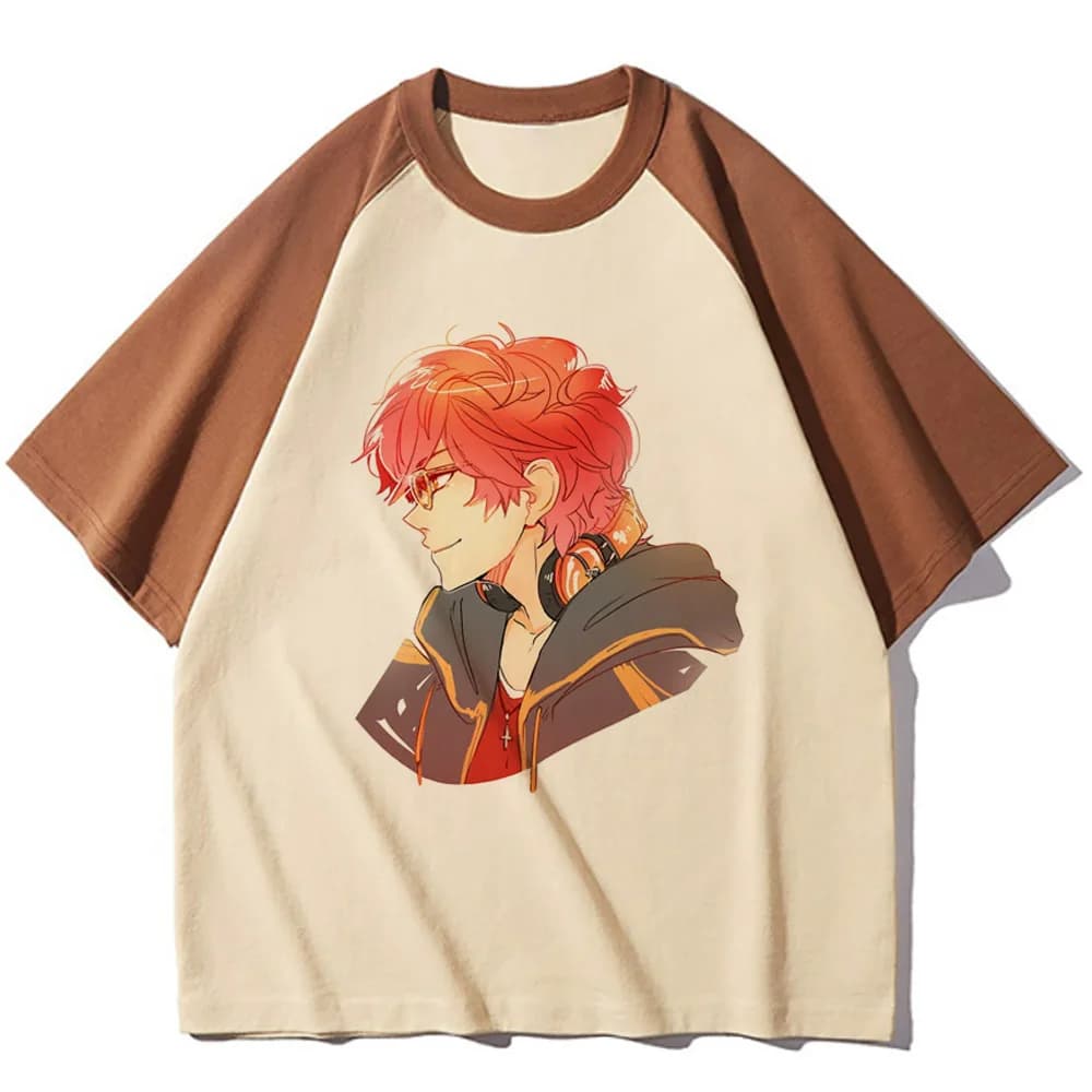 Mystic Messenger Tee donna Y2K elegante streetwear top ragazza abbigliamento manga