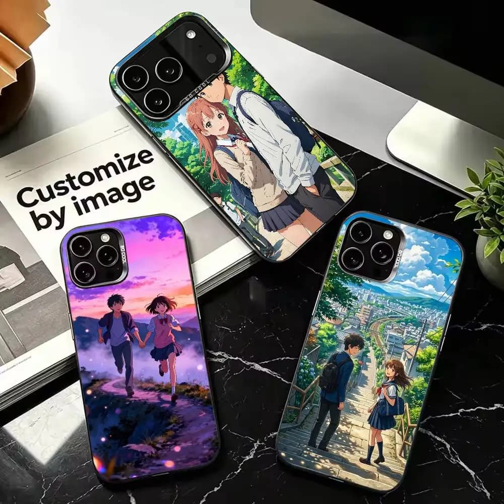 S-Silent V-Voice Phone Case For iPhone 17,16,15,14,13,12,11 Plus,Pro Max,XS,Colorful Silver
