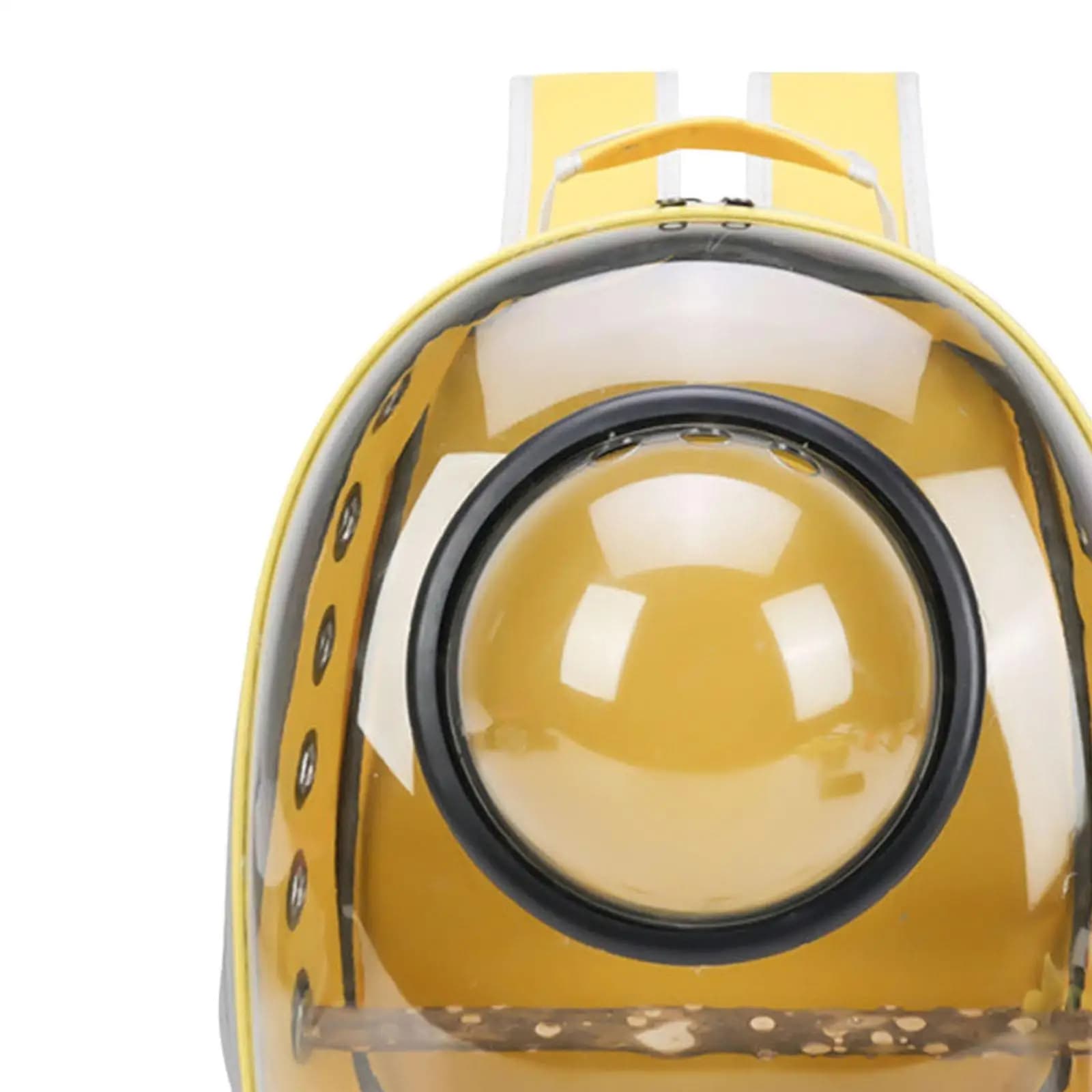 Gabbia per Uccelli con Supporto, Trasportino a Bolle Traspirante, Zaino Visibile per Uccelli, Borsa da Viaggio, Capsula Spaziale per Animali Domestici per Escursionismo e Campeggio