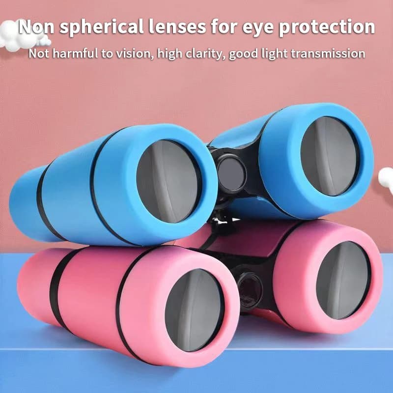 Ingrandimento 4X30 Binocolo per bambini Telescopio per bambini Telescopio giocattolo Telescopio portatile Telescopi per osservazione all'aperto pieghevoli