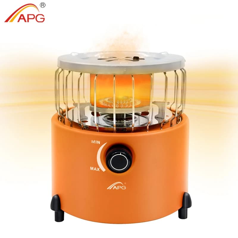 APG portable 2 in 1 hotplate gas heater outdoor propane butane tent heating system