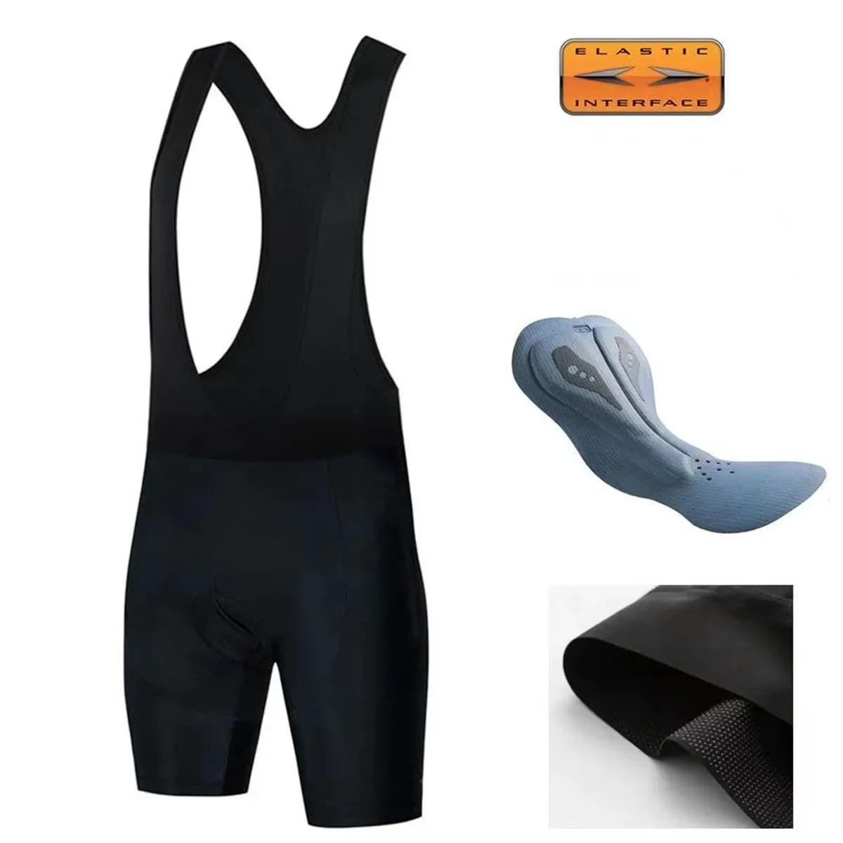 New cushion for Italian bicycle seat Shorts with cycling straps for men Shorts with summer mountain bike straps MTB Padded breathable 8H fast drying
