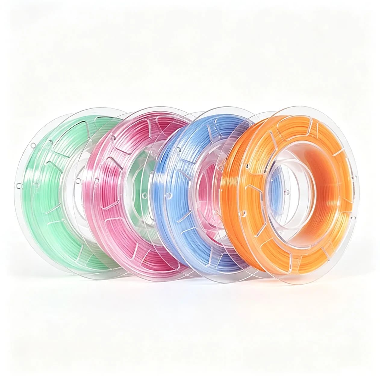 Dual Color PLA 3D Printer Filament 1.75mm Diameter 200g Spool High Precision FDM Printing Material for Most 3D Printers