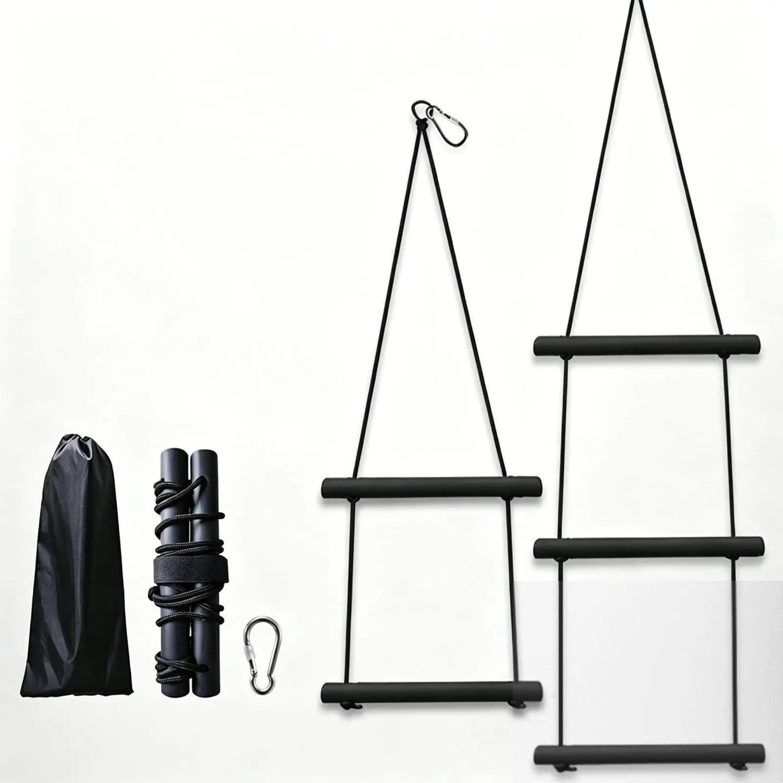 Lightweight Marine Boarding Rope Ladder Heavy Duty Climbing Step Ladder for Kayak Inflatable Boat Dinghy