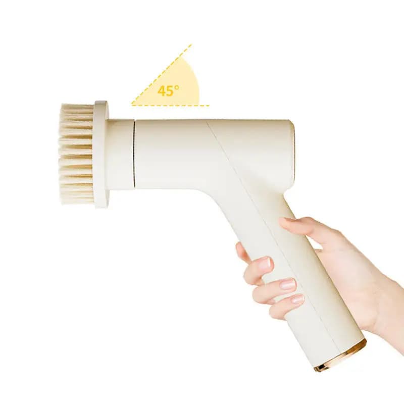 Pulitore portatile multifunzionale Cucina domestica Bagno Vetro Telescopico Ricaricabile Potente spazzola per pulizia elettrica