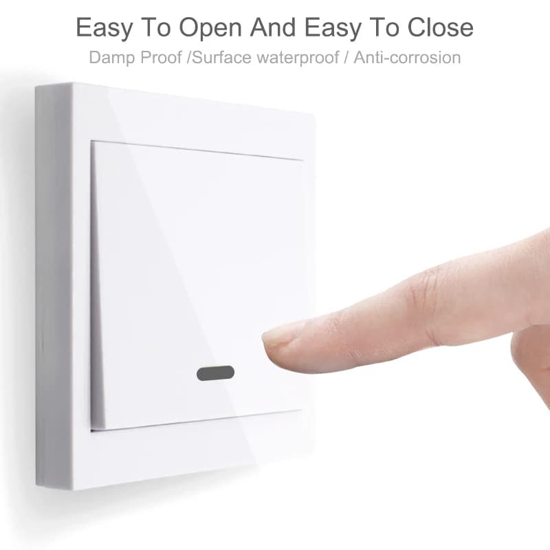 Smart Home 433MHz Universal Wireless Remote Control Wall Panel RF Transmitter Suitable For EWelink Tuya zigbee