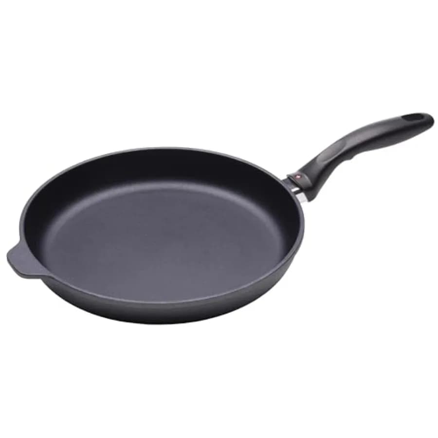 Padella Antiaderente da 11 Pollici con Rivestimento Diamantato, in Alluminio, Lavabile in Lavastoviglie e Adatta al Forno, Colore Grigio