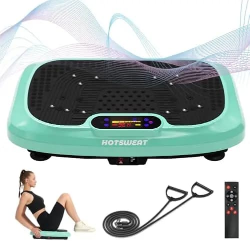 Vibration Plate Exercise hine for Lymphatic Drainage, Power Plate Vibrating Platform, Shaker for Weight Loss, Exercise