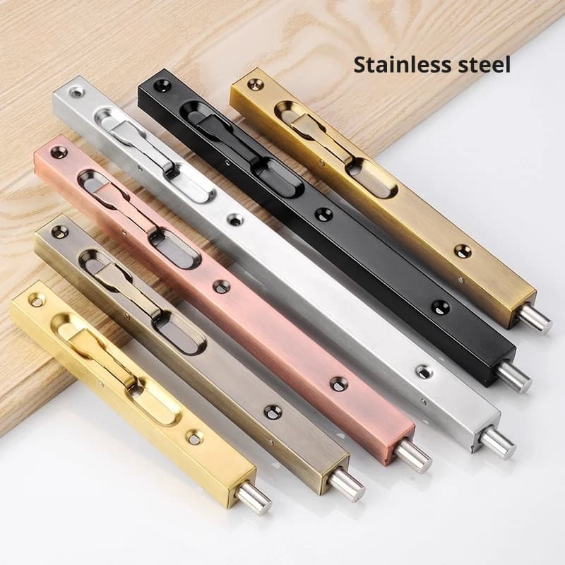 Stainless Steel Hidden Shield Security Lock for Fire Cutter Doors - Easy Installation, Robust and Durable for Home, Office, Garage